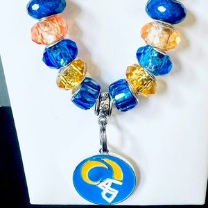 Los Angeles Rams Beaded Necklace NFL